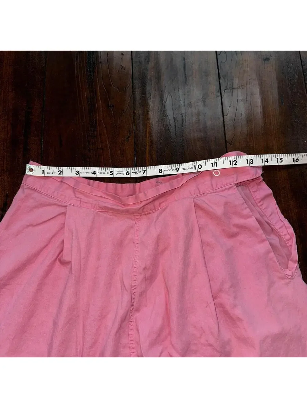 Vintage 50s 60s Tommies Sanforized Sleepwear Pajamas Pair Pants Top Cotton Pink